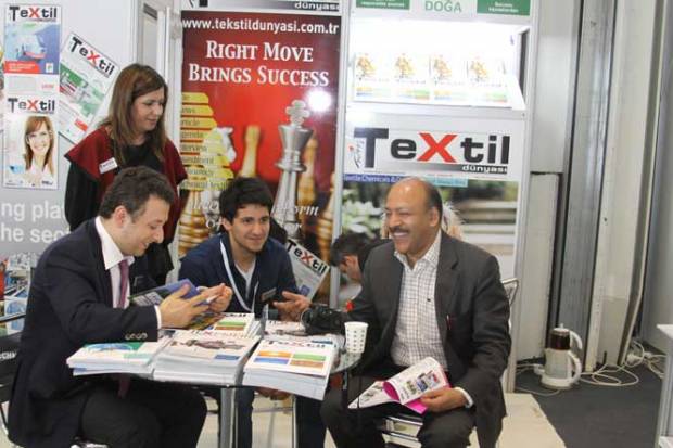 Textildunyasi Magazine in Istanbul ITM Fair Photos